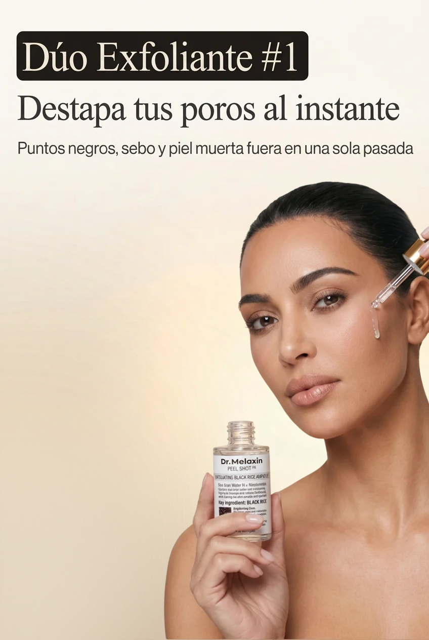 Dr. Melaxin Peel Shot - Dúo Exfoliante de Arroz