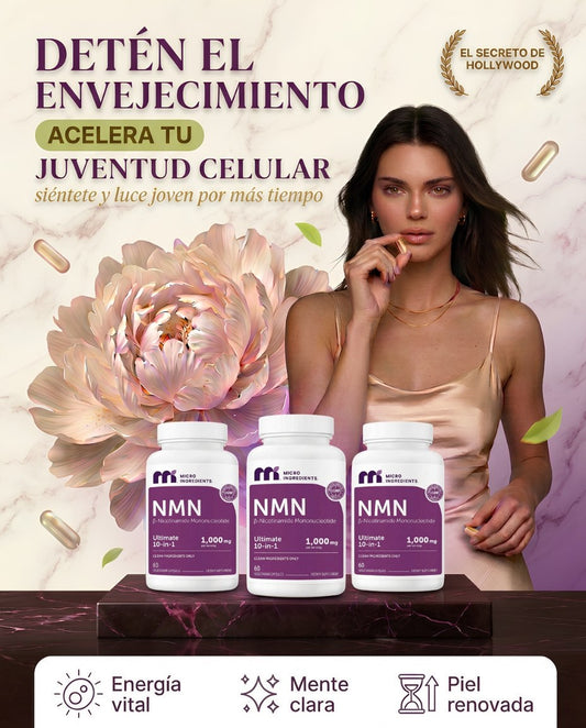 NMN Microingredients® - Fórmula Avanzada de Juventud Celular