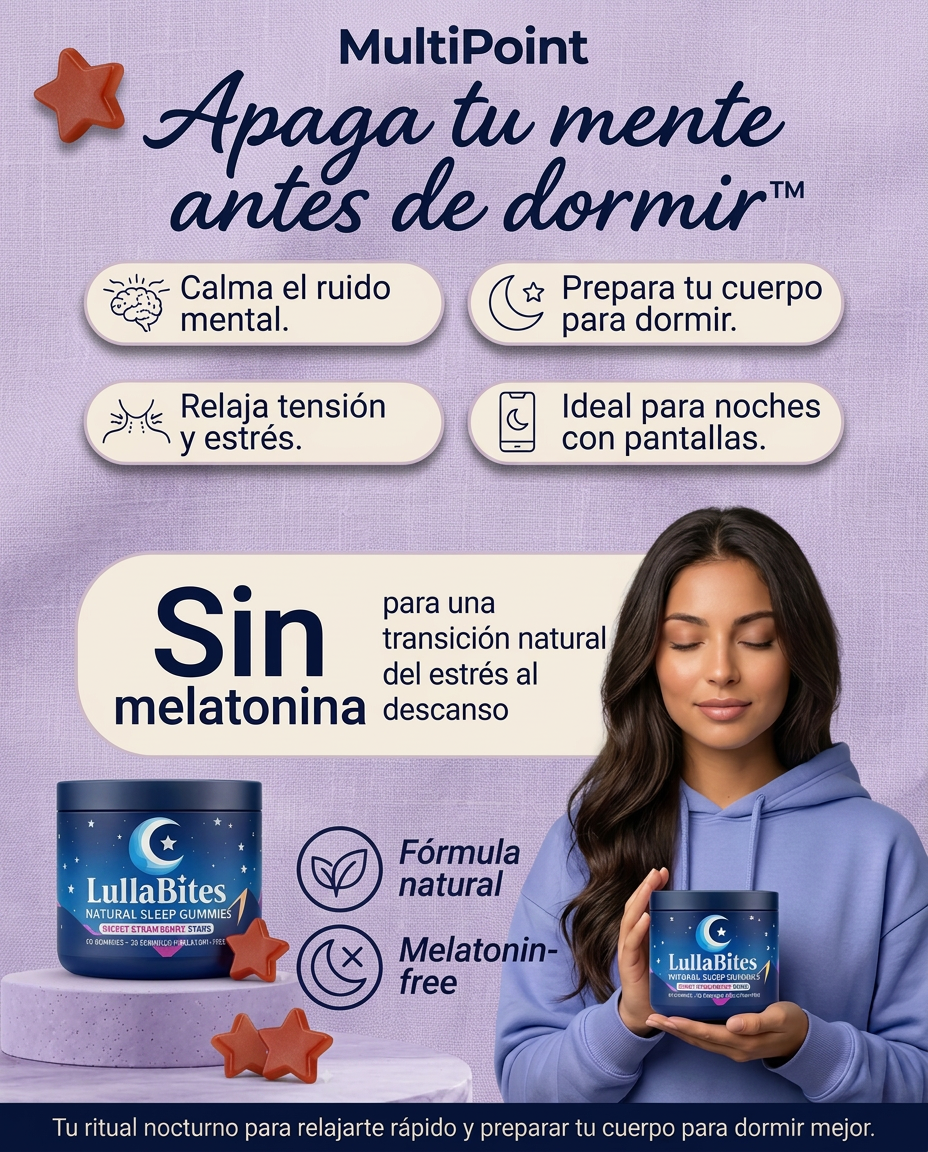 LullaBites® Gomitas naturales para dormir mejor